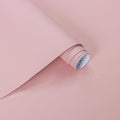 Ismoon Pink Wallpaper Peel and Stick Pink Contact Paper 17.7''×118''Removable by Ismoon