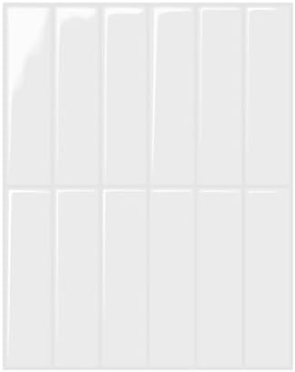 Peel and Stick Backsplash 3D Wall Tiles, Self-Adhesive, Oil Proof, Waterproof by DAGOU