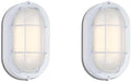 WISBEAM 2 Pack LED Bulkhead Light, Outdoor LED Wall Light by WISBEAM
