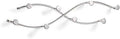 Spectrum Diversified Sweep Wall Hook Rack, 8 Hook Double Rack, Model:65270 by Unknown