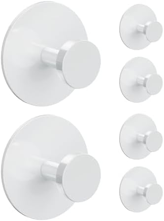 bussdis White Adhesive Wall Hook by BUSSDIS