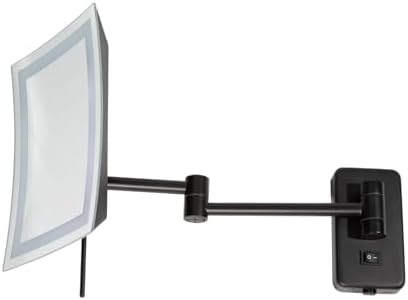 JERDON Lighted Wall-Mount Makeup Mirror - Image 2
