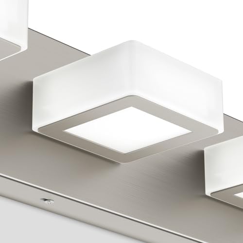 Ralbay 10-Light Brushed Nickel Bathroom Vanity Light Metal Acrylic Modern LED - Image 7