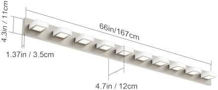 Ralbay 10-Light Brushed Nickel Bathroom Vanity Light Metal Acrylic Modern LED - Image 6
