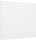 Neoaider Slatwall Panel 4 FT x 4 FT, Interlocking Slat Wall Paneling by Neoaider