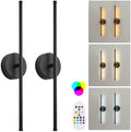 KARTOOSH Battery Operated Wall Sconces Set of Two Wireless Wall Lights by KARTOOSH