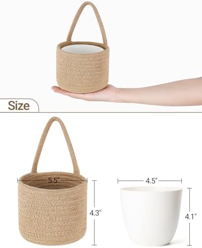 Dahey 2 Pcs Woven Wall Baskets - Image 3
