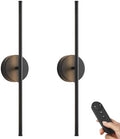 KARTOOSH Battery Operated Wall Sconces Set of Two Wireless Wall Lights by KARTOOSH