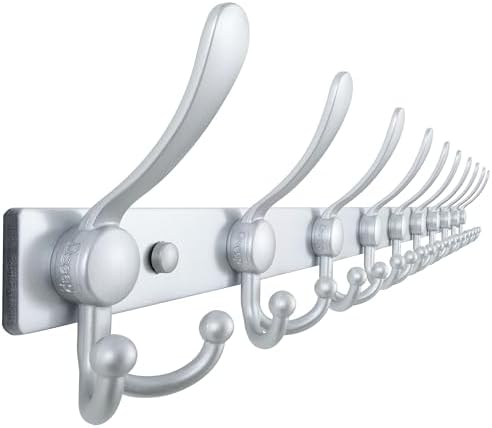 Dseap Coat Rack Wall Mount 37 Inch, Heavy Duty 12-Gauge Base vs Flimsy 1mm by Dseap