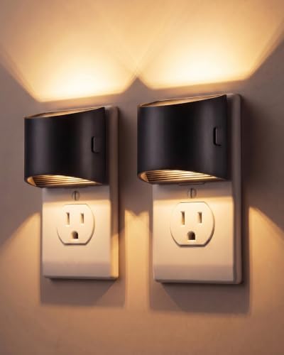 Bonlux Night Lights Plug Into Wall 3000K Warm White Light 2 Pack by Bonlux