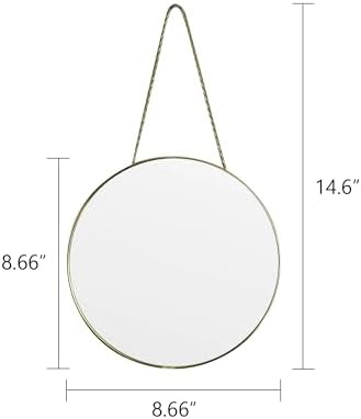 Round Wall Mirror Door Mirror PVC Plastic Frame - Image 4