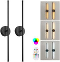 KARTOOSH Battery Operated Wall Sconces Set of Two Wireless Wall Lights by KARTOOSH