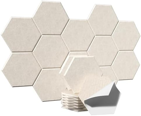 Acoustic Panels, Magrowill 12-Pack Soundproof Wall Panels 12 X 10 X 0.4 Inches by Magrowill