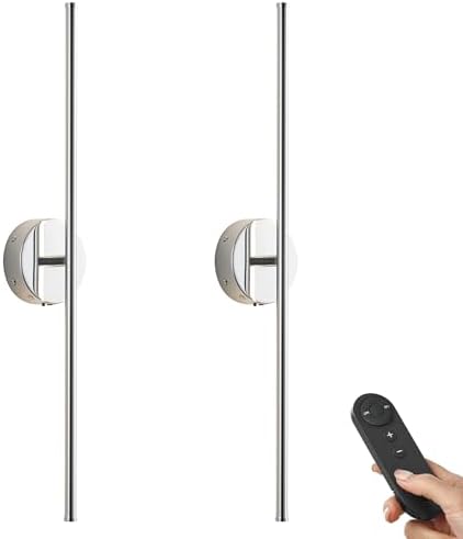 KARTOOSH Battery Operated Wall Sconces Set of Two Wireless Wall Lights by KARTOOSH
