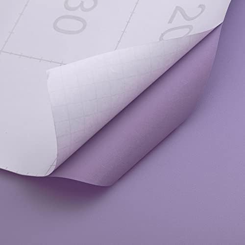 Ismoon Purple Peel and Stick Wallpaper 15.7''×236'' Solid Purple Contact Paper - Image 6