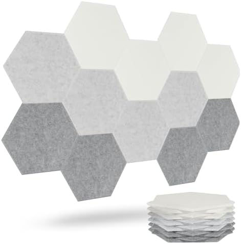 Acoustic Panels, Magrowill 12-Pack Soundproof Wall Panels 12 X 10 X 0.4 Inches by Magrowill