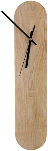 Maple Oval Wall Clock, Modern Minimalist, Chaos & Wit by ChaosWit