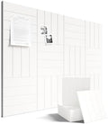 Fluxynara Felt Bulletin Board & Cork Board Alternative, Milky White by FLUXYNARA