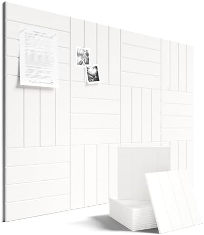 Fluxynara Felt Bulletin Board & Cork Board Alternative, Milky White by FLUXYNARA