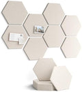 Fluxynara 8-Pack Hexagon Felt Bulletin Board Tiles by FLUXYNARA