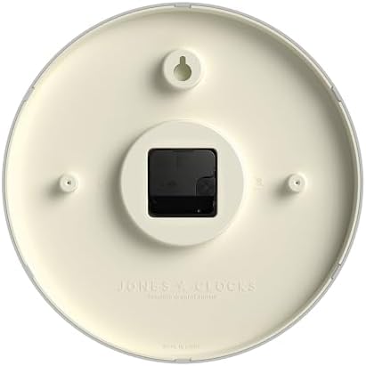 JONES CLOCKS® Studio Clock | Modern Round wall Clock | 12" | Yellow | Easy to - Image 6