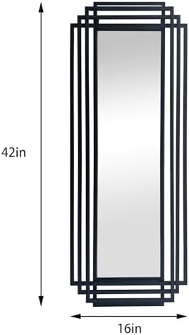 42"x16" Rectangle Decorative Mirror - Image 5