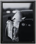 InkFlow Posters Black & White Automotive Canvas Poster by InkFlowPosters