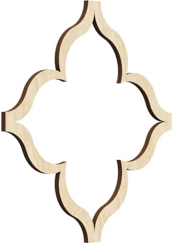 15 3/8"W x 15 3/8"H x 3/8"T Medium May Decorative Fretwork Wood Wall Panels by EkenaMillwork