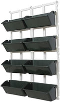8 Pockets Vertical Planters Indoor Outdoor Living Wall Mounted Garden Wall by WANLECY