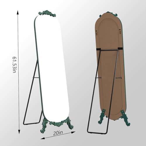 Arched Full Length Mirror, Baroque Full Body Mirrors - Image 2