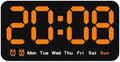 Digital Wall Clock Battery Operated, Large LED by Unknown