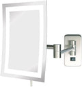 JERDON Hardwired Wall-Mount Makeup Mirror by Jerdon