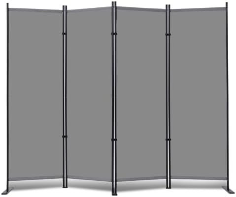RANTILA 4 Panel Room Divider, 6 FT Folding Privacy Screen by RANTILA