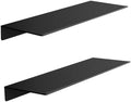 HNVNER Adhesive Shelves for Wall, Metal Floating Shelf 2 Pack, 15.7x4.9IN by HNVNER