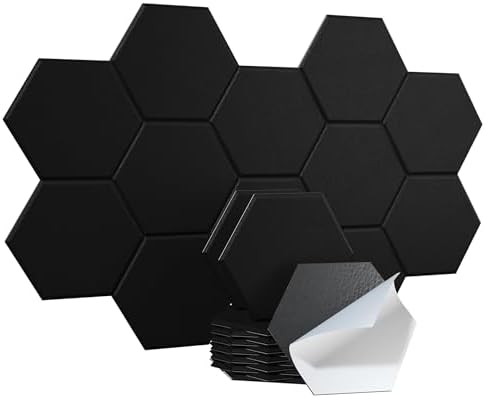 Acoustic Panels, Magrowill 12-Pack Soundproof Wall Panels 12 X 10 X 0.4 Inches by Magrowill
