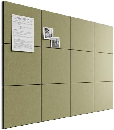 Bumusty 48"x 36" Large Felt Bulletin Board Tiles by BUMUSTY