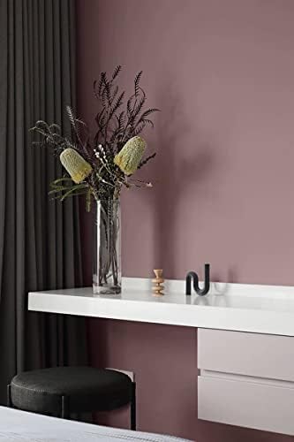 Dimoon 110''x17.7'' Pink Peel and Stick Wallpaper Contact Paper Modern Self - Image 3