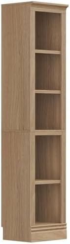 JAHRSTIM Halston Narrow 5-Tier Slim Bookshelf Shelving Unit by LivingEssentials