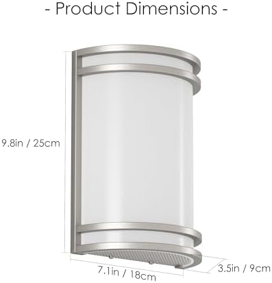 Aipsun Modern Wall Sconces 15W LED Indoor Hardwired Dimmable 3000K 4000K 5000K - Image 5