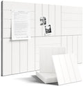 Fluxynara Felt Bulletin Board & Cork Board Alternative, Milky White by FLUXYNARA