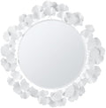 Martha Stewart Wall Décor Large Gingko Leaf Round Wall Mirror by MarthaStewart