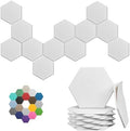 Hexagon Acoustic Panels, 12 Pack Self-Adhesive Sound Panels by UNECHOACOUSTIC