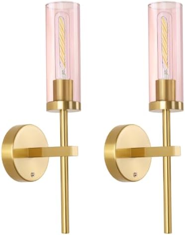 Shenmoyl Battery Operated Wall Sconces Set of 2, Dimmable Wall Lights by Shenmoyl