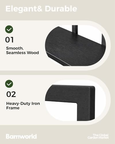 Bamworld Floating Shelves for Wall Planters Indoor Hanging Plant Shelves - Image 5