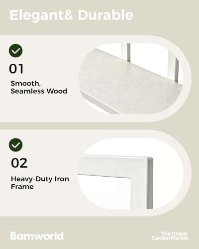 Bamworld Floating Shelves for Wall Planters Indoor Hanging Plant Shelves - Image 5