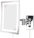 JERDON Lighted Wall-Mount Makeup Mirror by Jerdon