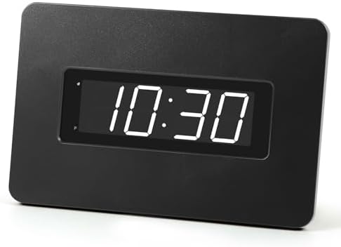Digital Wall Clock Battery Operated by Timegyro
