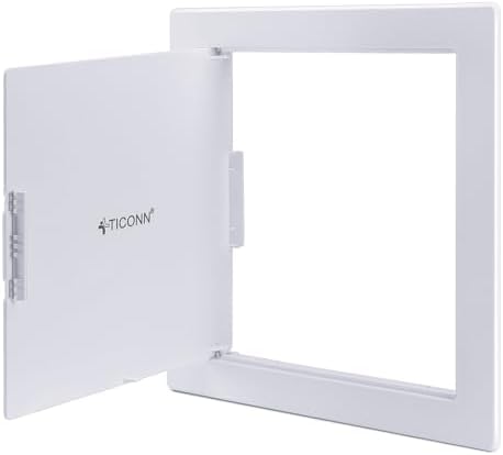 TICONN 8" x 8" Access Panel for Drywall, ABS Wall Hole Cover, Access Door by TICONN