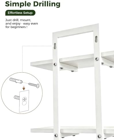 Bamworld Floating Shelves for Wall Planters Indoor Hanging Plant Shelves - Image 7