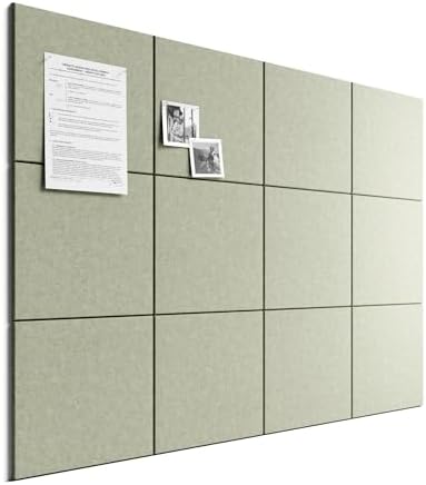 Bumusty 48"x 36" Large Felt Bulletin Board Tiles by BUMUSTY